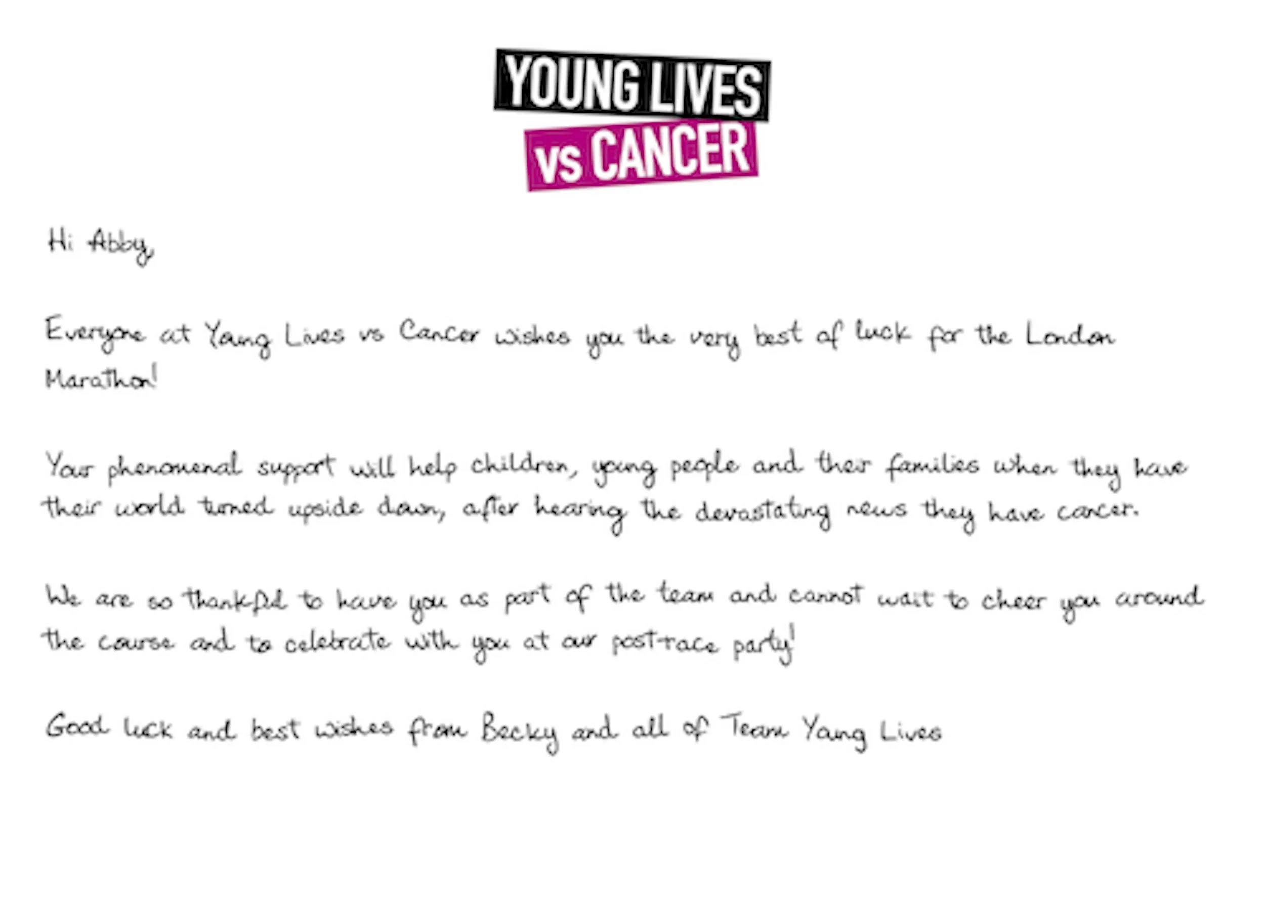 Young Lives vs Cancer delight fundraisers